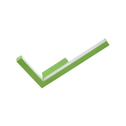 Lucande aplique de pared LED Check, verde, metal, CCT, atenuable