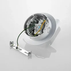 Lucande aplique de pared LED Magya, blanco, 2 luces. redondo