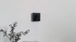 Lucande aplique de pared LED Magya, negro, 2 luces, angular