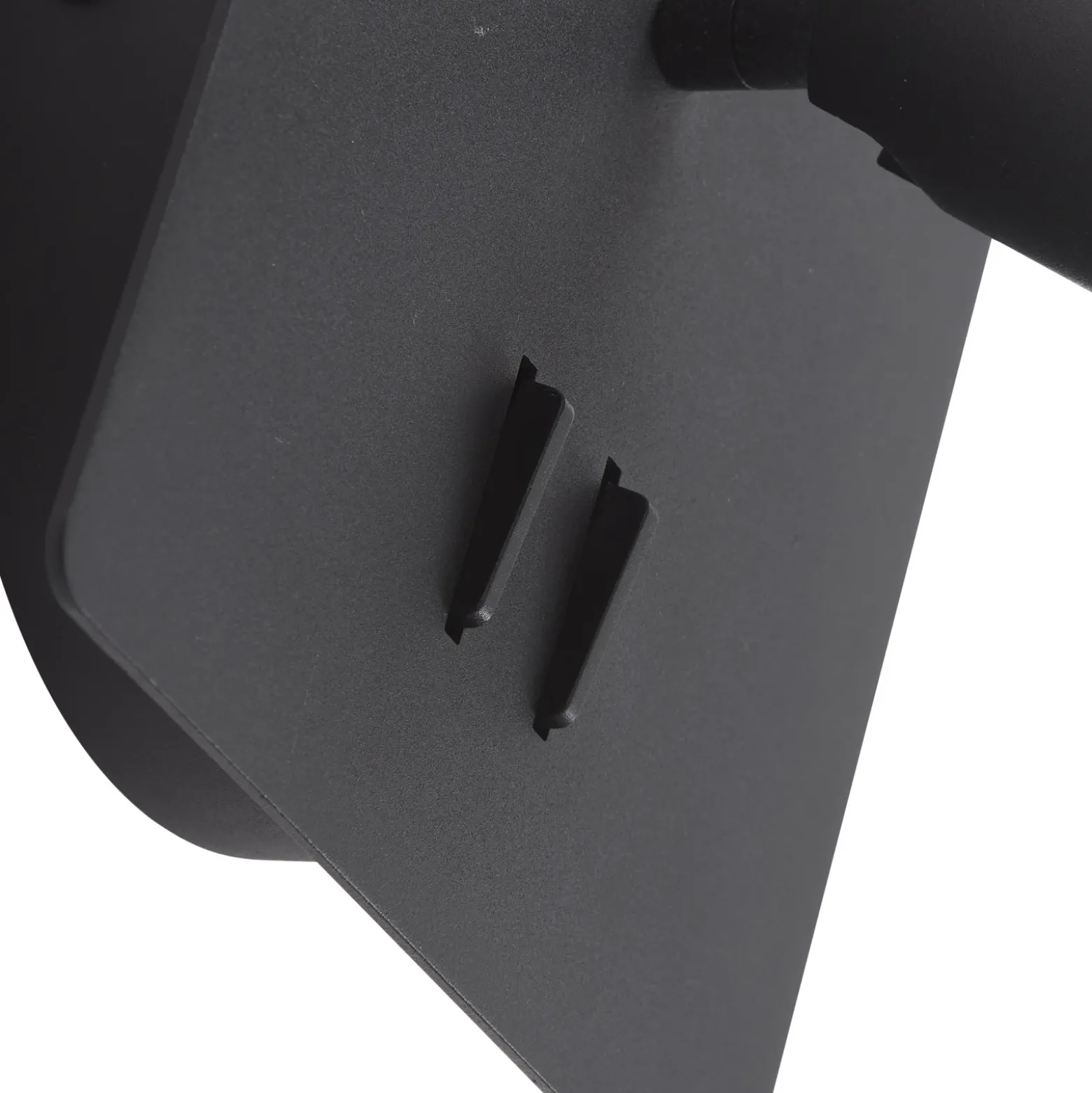 Lucande aplique de pared LED Magya, negro, 2 luces, angular