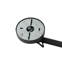 Lucande aplique de pared Silka, negro, metal, 9,5 cm de altura