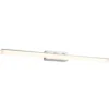 Lucande Aplique LED para baño Julie, 75cm, cromo, metal, IP44