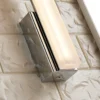 Lucande Aplique LED para baño Julie, 32 cm de altura, cromo, IP44