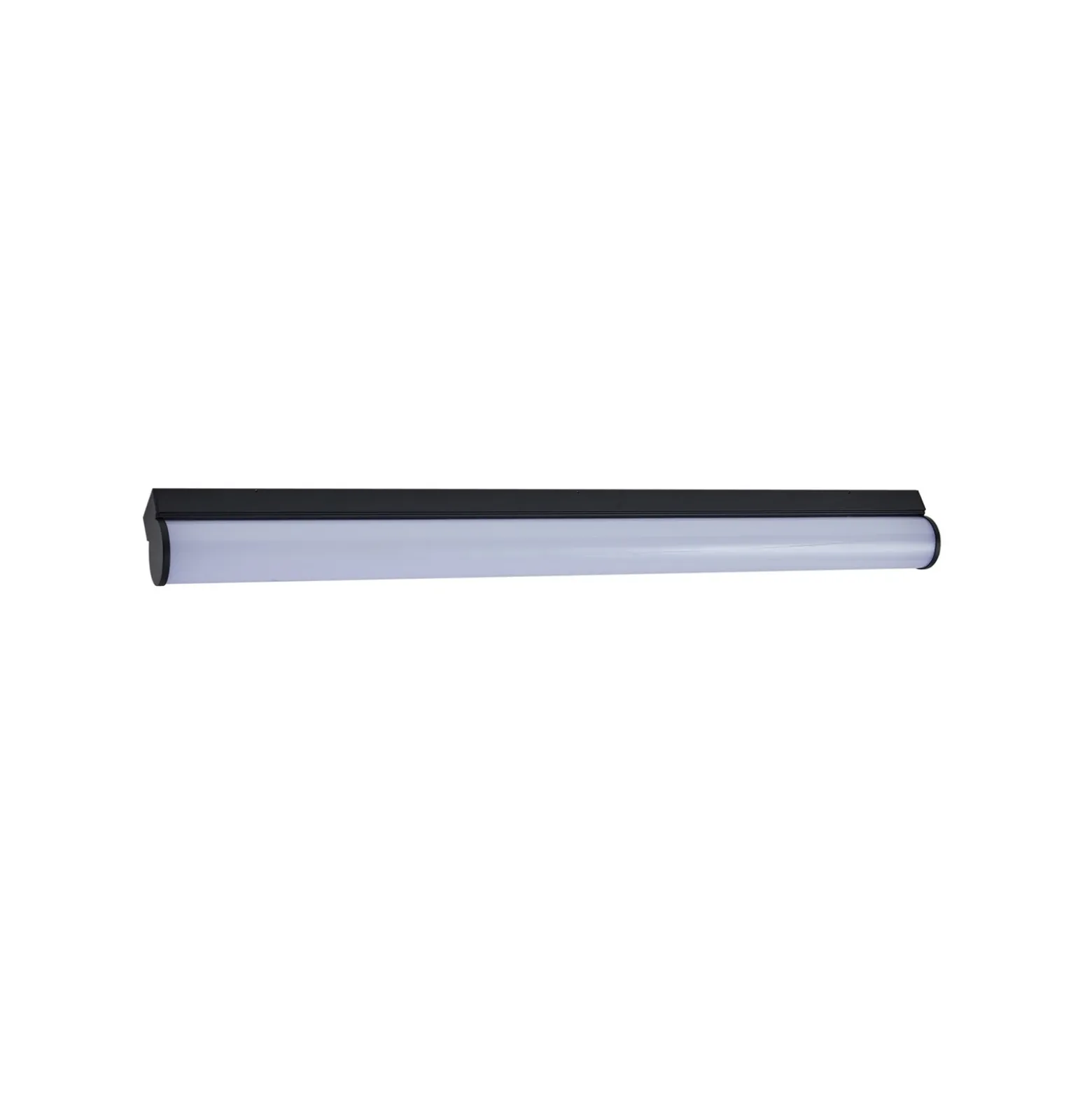 Lucande aplique LED para baño Vilmara, negro, metal, IP44