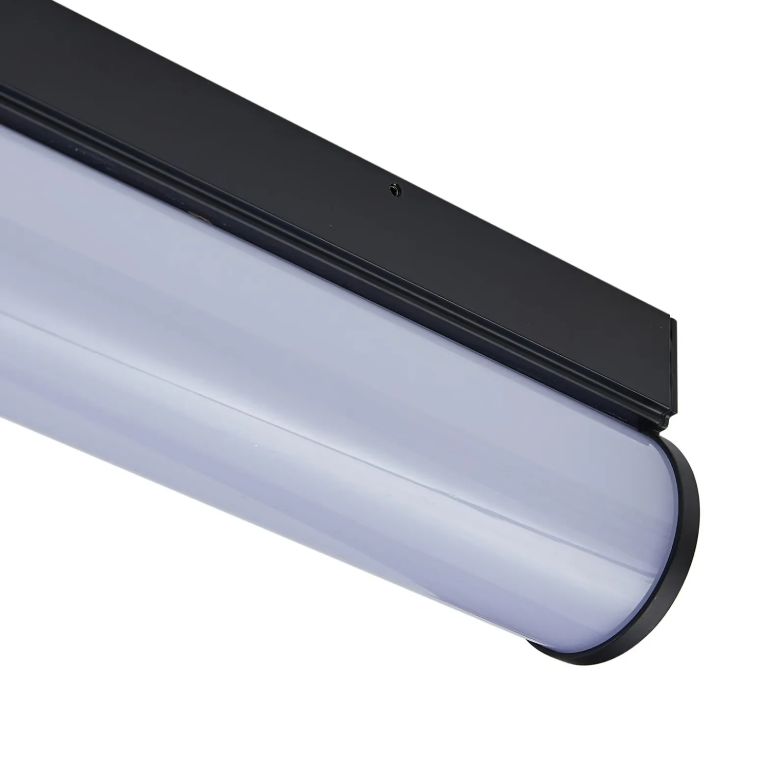 Lucande aplique LED para baño Vilmara, negro, metal, IP44