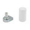 Lucande Basolo aplique para baño, cromo, altura 17,2 cm, cristal