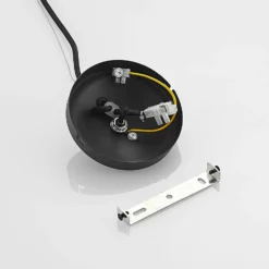 Lucande Binta lámpara colgante, 5 luces, negro