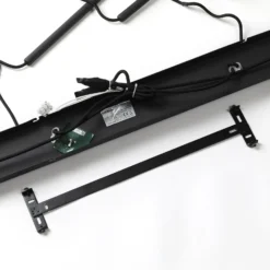 Lucande Carlea colgante 8 luces negro-latón