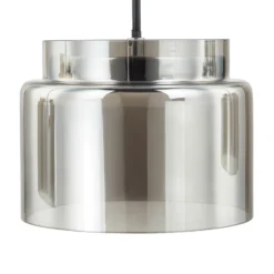 Lucande Diano lámpara colgante, gris humo, 4 luces