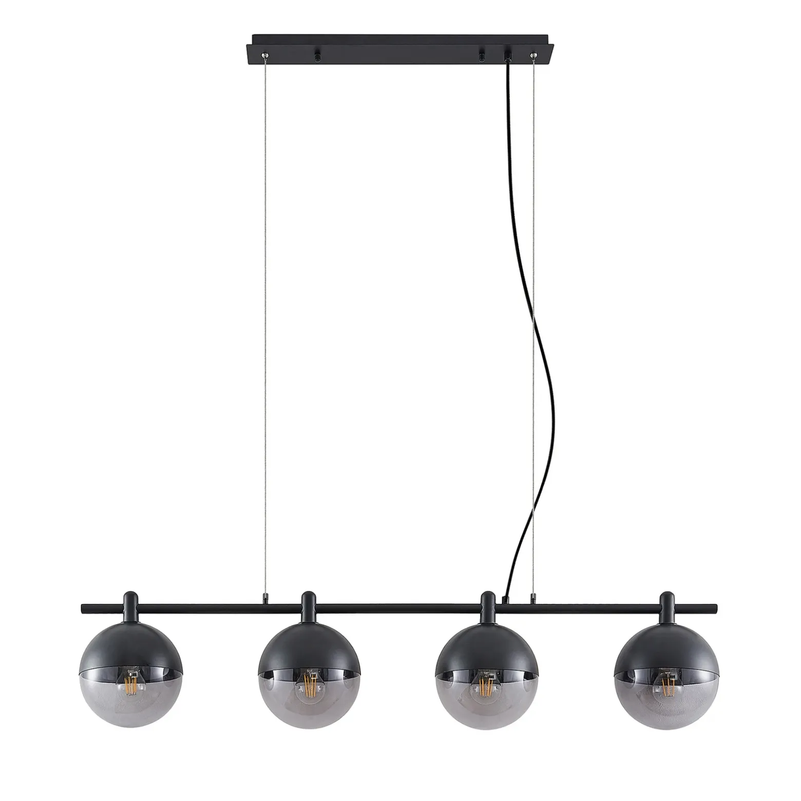 Lucande Dustian lámpara colgante, 4 luces