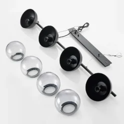 Lucande Dustian lámpara colgante, 4 luces