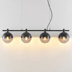 Lucande Dustian lámpara colgante, 4 luces