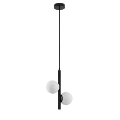 Lucande Emarin lámpara colgante globos de cristal 2 luces