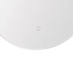 Lucande Espejo LED Celestiel, redondo, calefactable, CCT, Ø 60 cm
