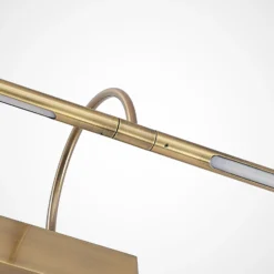 Lucande Fehmke lámpara LED para cuadros, latón