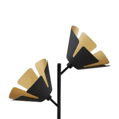 Lucande Jemmily lámpara de mesa, 2 luces