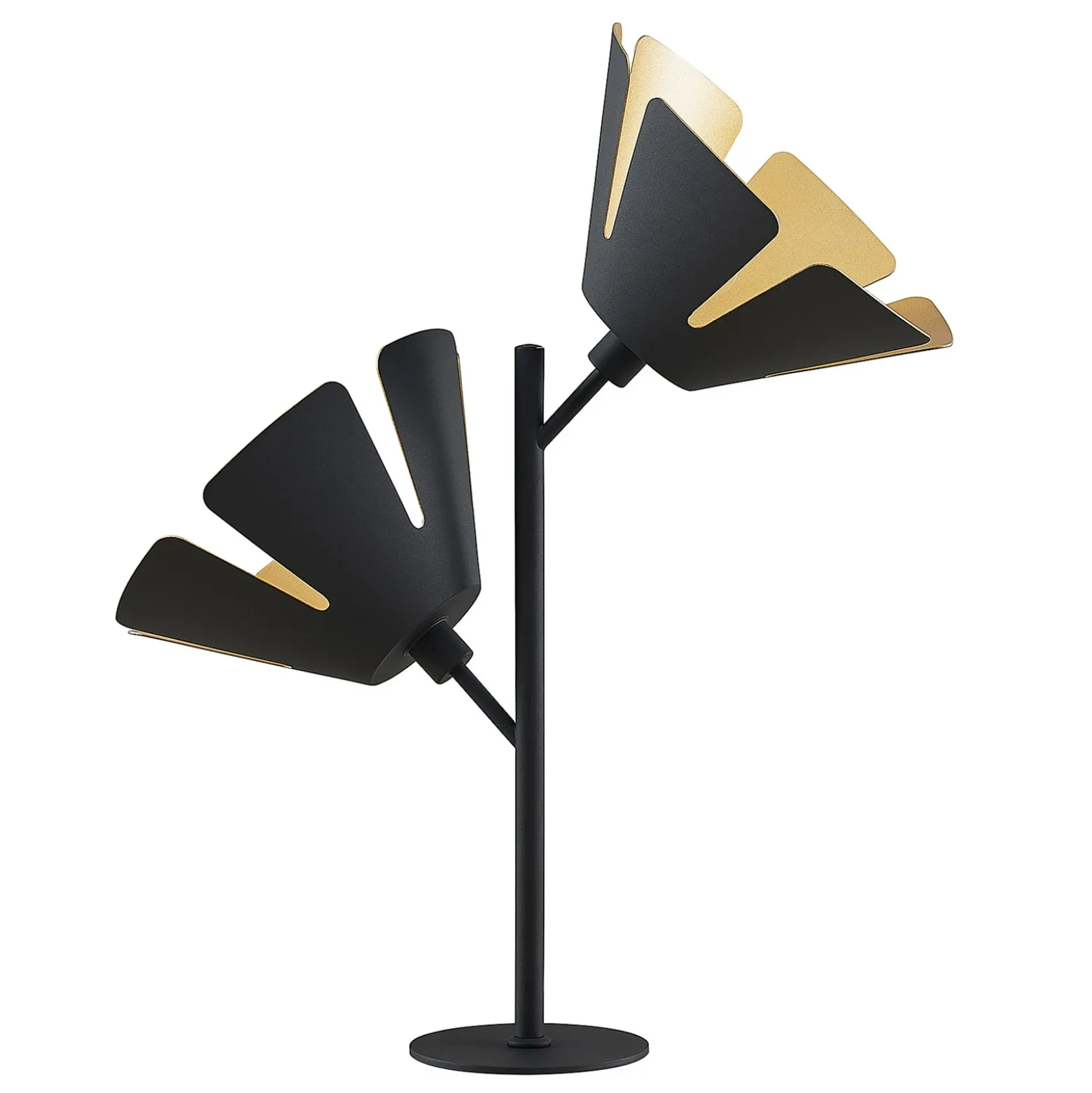 Lucande Jemmily lámpara de mesa, 2 luces