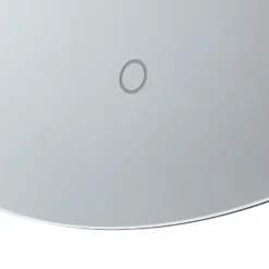 Lucande LED espejo Celestiel, oval, calefactable, CCT, 80 cm
