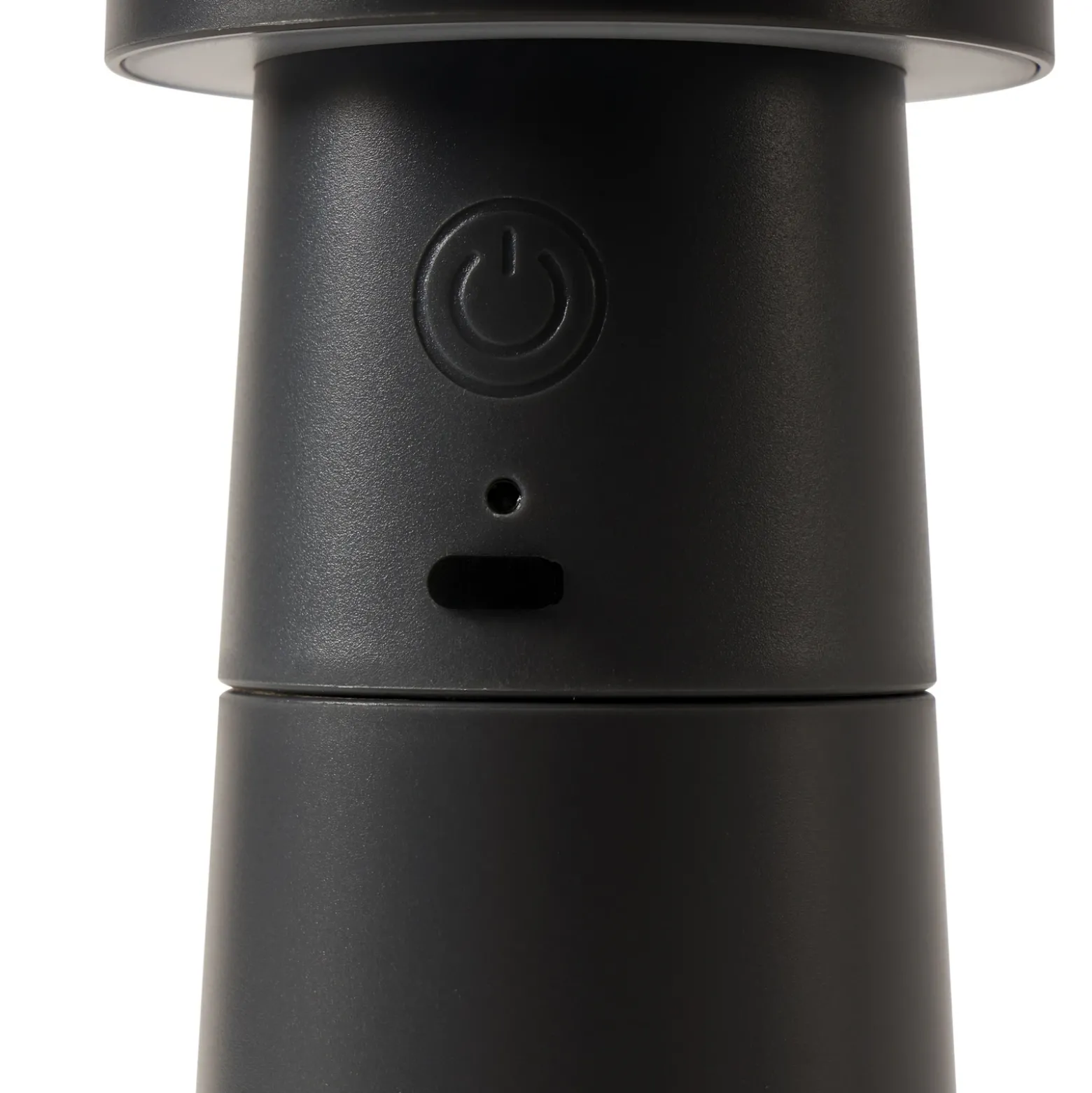 Lucande LED-Pimentero Pepper, gris oscuro, batería, IP44