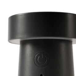 Lucande LED-Pimentero Pepper, gris oscuro, batería, IP44