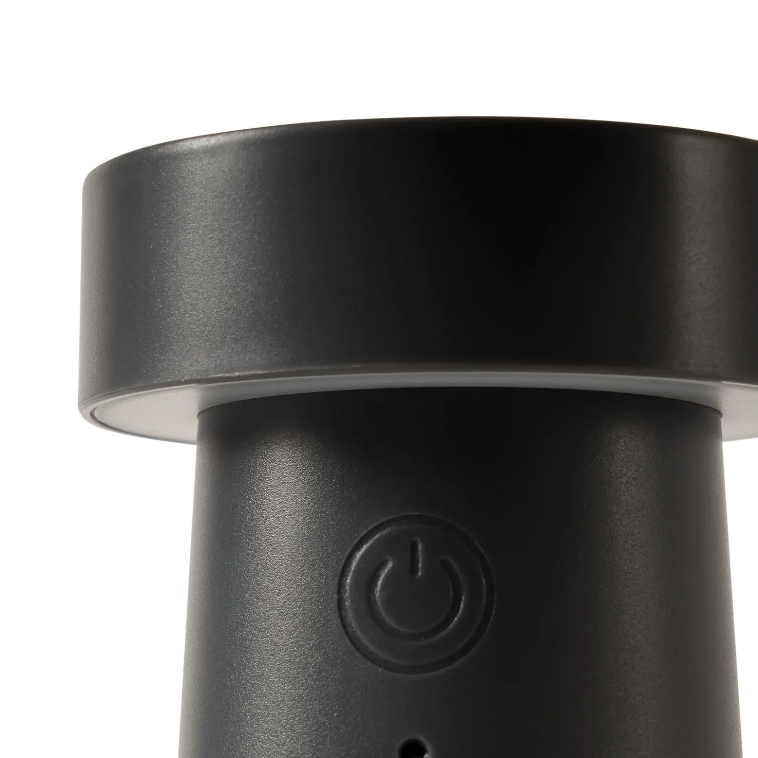 Lucande LED-Pimentero Pepper, gris oscuro, batería, IP44