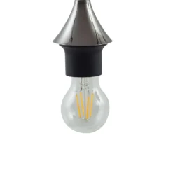 Lucande lámpara colgante Jarven, 7 luces, negro, cristal