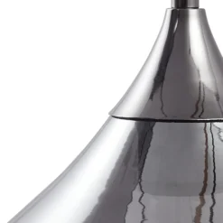 Lucande lámpara colgante Jarven, 5 luces, negro, cristal