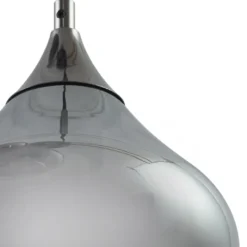 Lucande lámpara colgante Jarven, 7 luces, negro, cristal