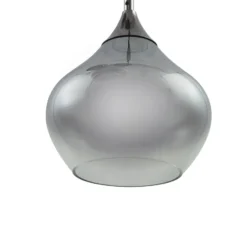 Lucande lámpara colgante Jarven, 7 luces, negro, cristal