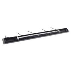 Lucande lámpara colgante Jarven, 5 luces, negro, cristal
