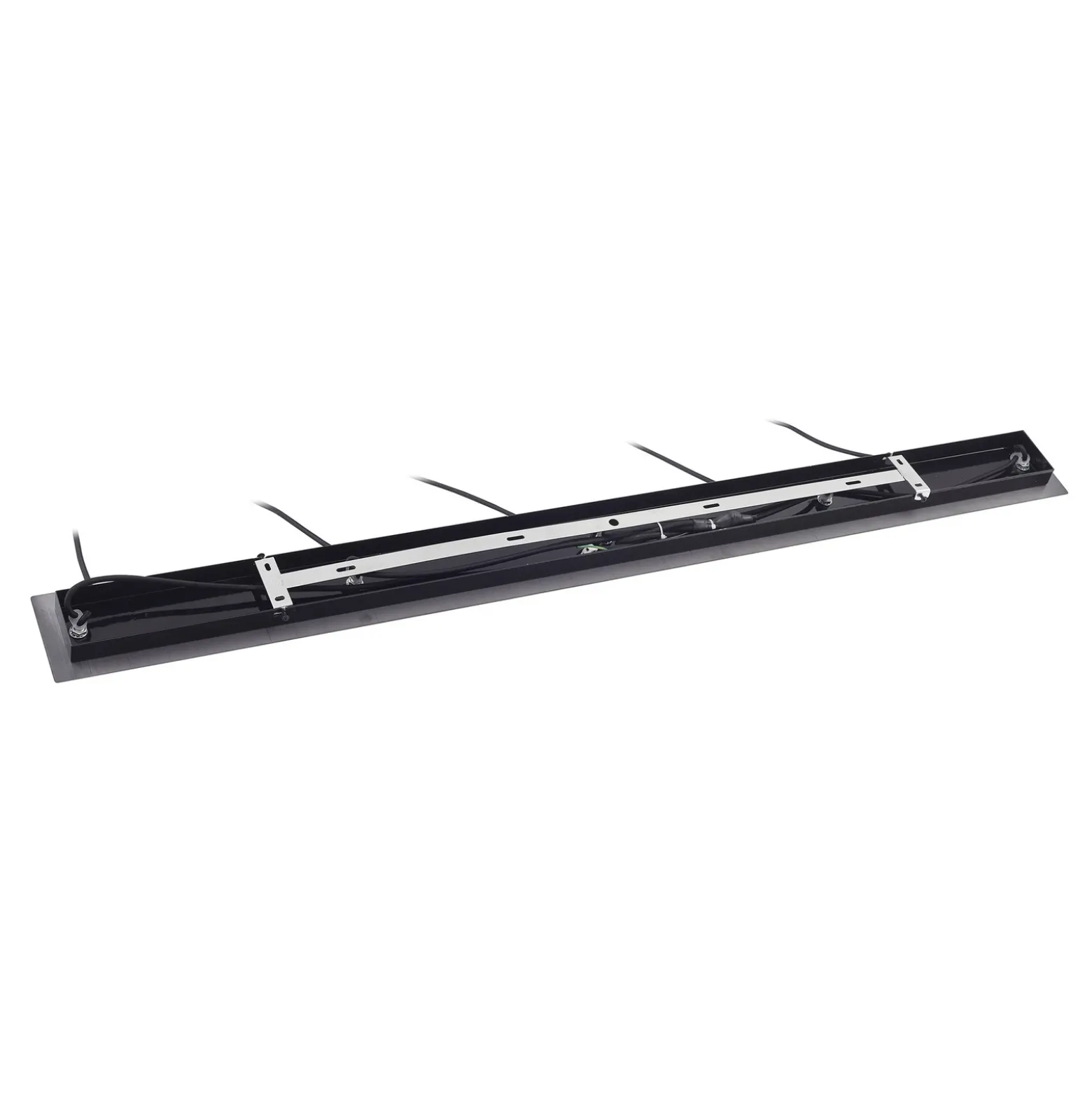Lucande lámpara colgante Jarven, 5 luces, negro, cristal