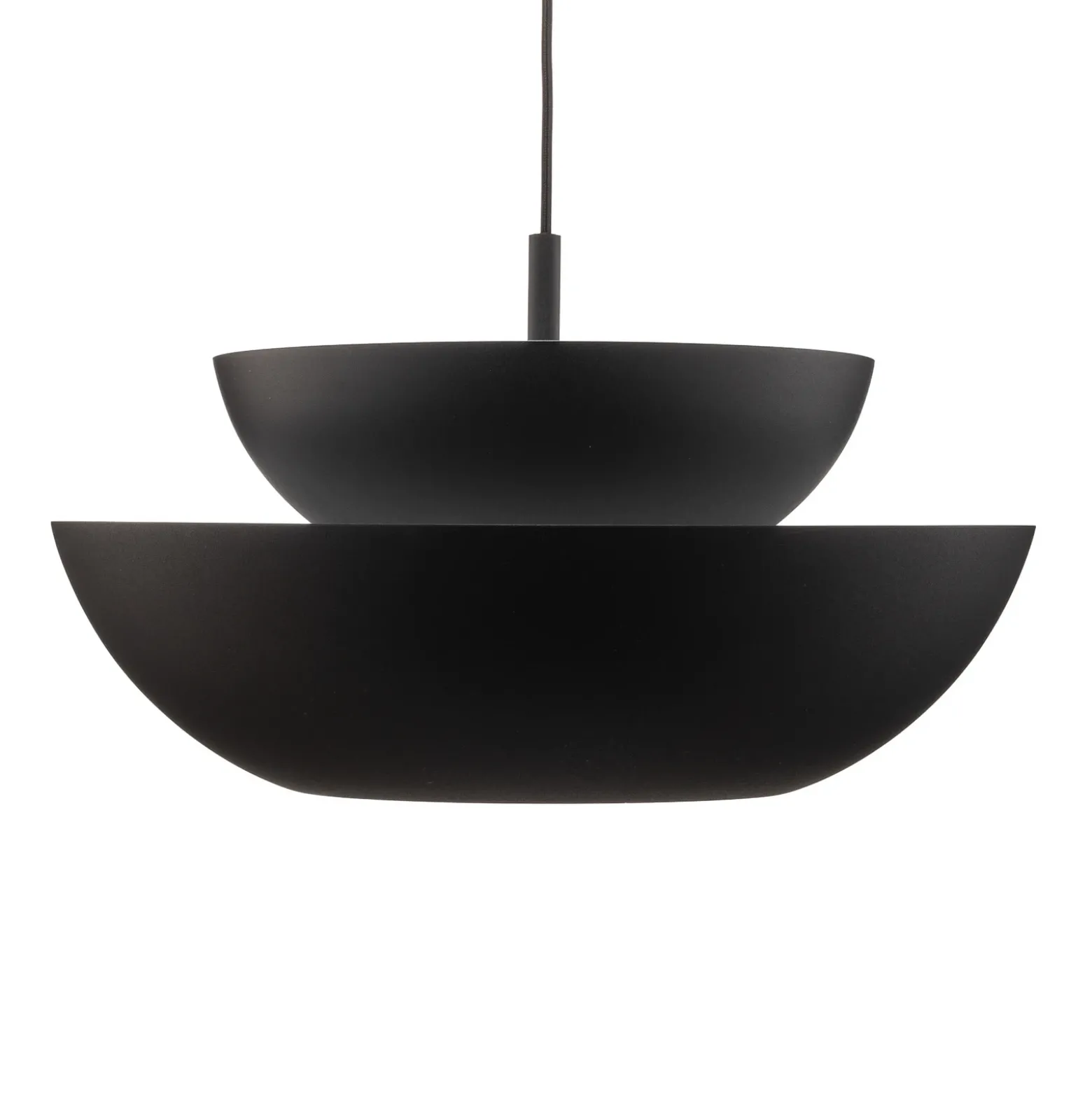 Lucande lámpara colgante Kellina, Ø 48 cm, negro, metal