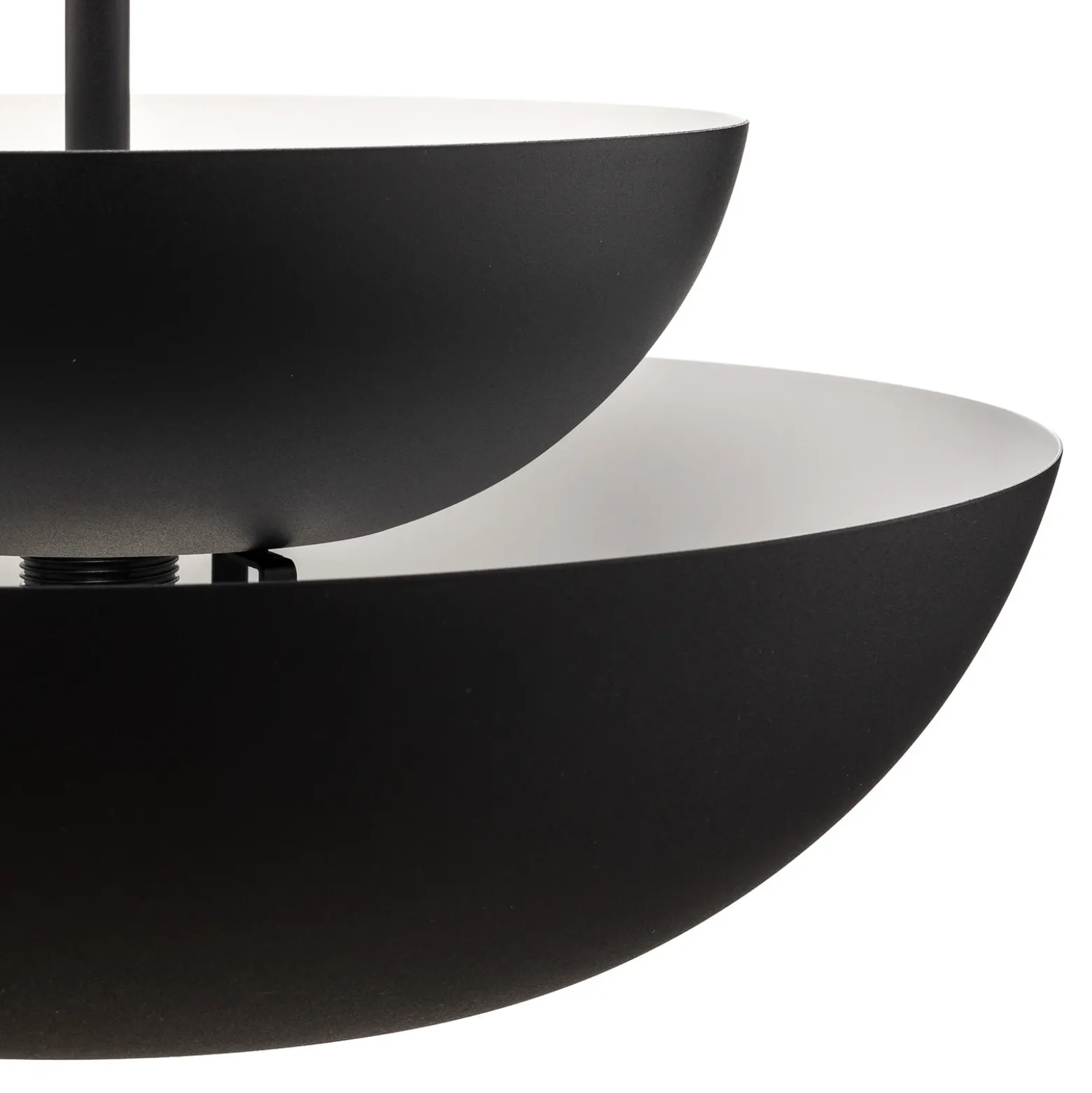 Lucande lámpara colgante Kellina, Ø 48 cm, negro, metal