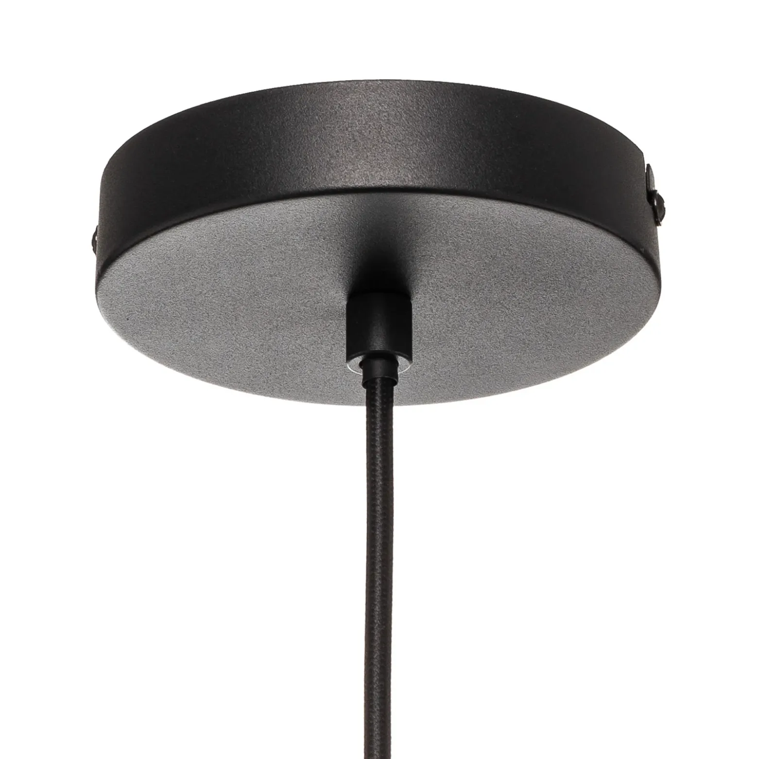 Lucande lámpara colgante Kellina, Ø 48 cm, negro, metal