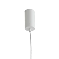 Lucande Lámpara colgante LED Fay, amarillo/verde claro, cristal, Ø 15 cm