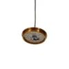 Lucande Lámpara colgante LED Ismenia, 5 luces, latón, acrílico
