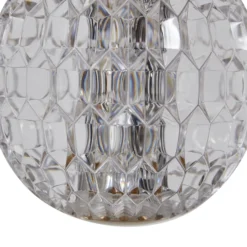Lucande Lámpara colgante LED Ismenia, 5 luces, latón, acrílico