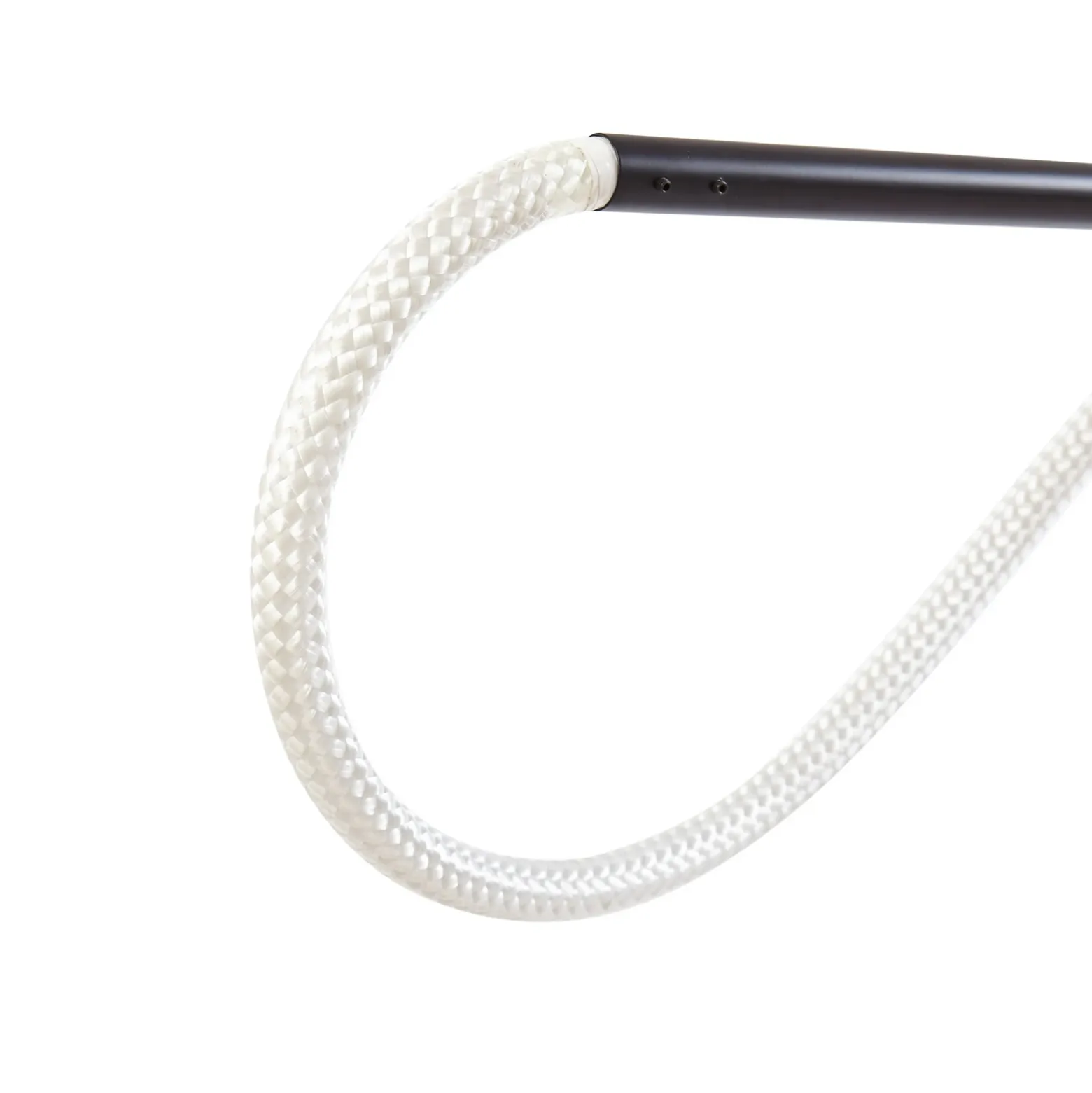 Lucande Lámpara colgante LED Kisune, blanco/negro, metal