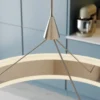 Lucande lámpara colgante LED Lyani, 115cm, 3 luces, cromo, atenuable