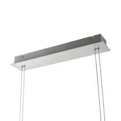 Lucande Lámpara colgante LED Myron, regulador táctil, CCT, aluminio