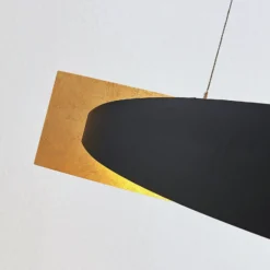 Lucande lámpara colgante LED Marija, 101 cm, negra, atenuable