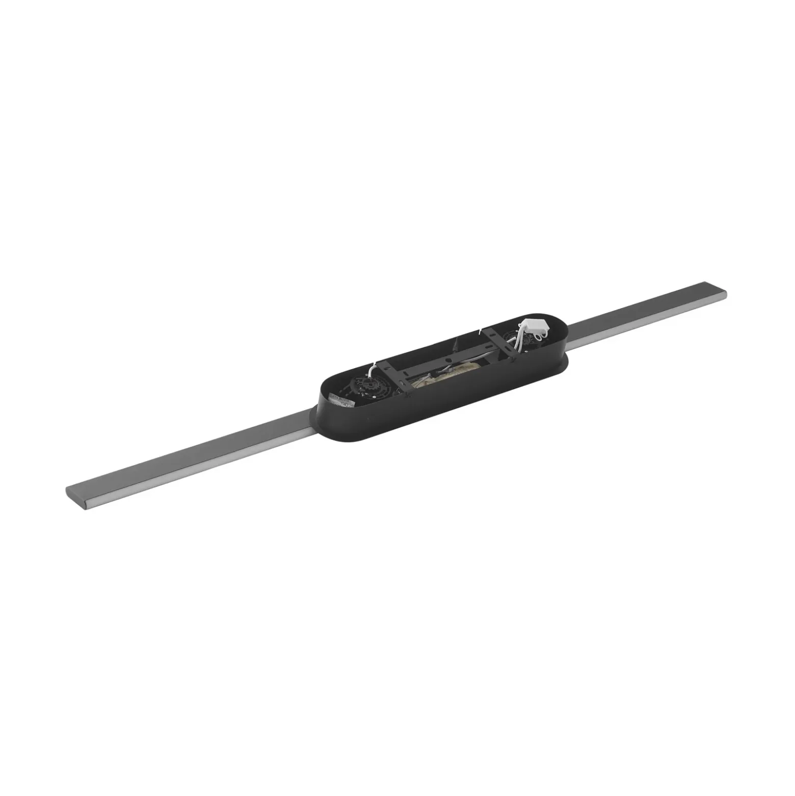 Lucande Lámpara colgante LED Philine, longitud 121 cm, hierro negro