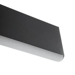 Lucande Lámpara colgante LED Philine, longitud 121 cm, hierro negro