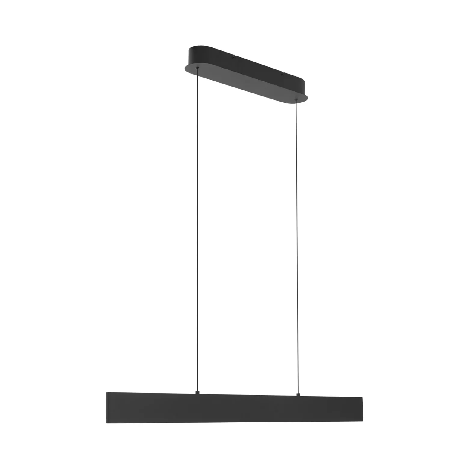 Lucande lámpara colgante LED Philine, longitud 101 cm hierro negro