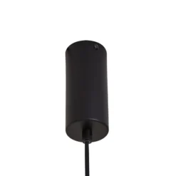 Lucande Lámpara colgante LED Savete, gris humo, vidrio, Ø 12 cm