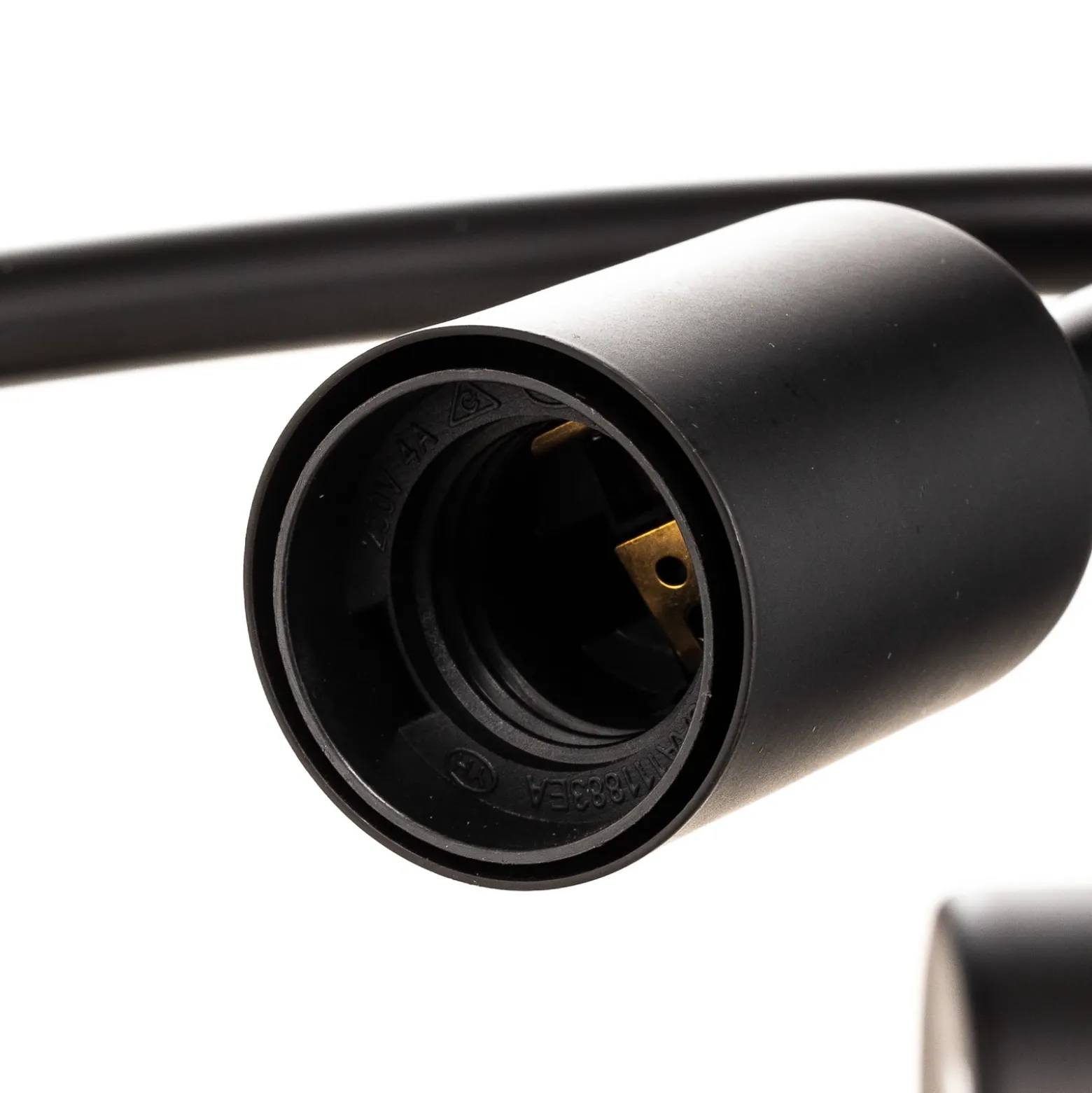 Lucande Lámpara colgante Linnard de acero, 3 luces