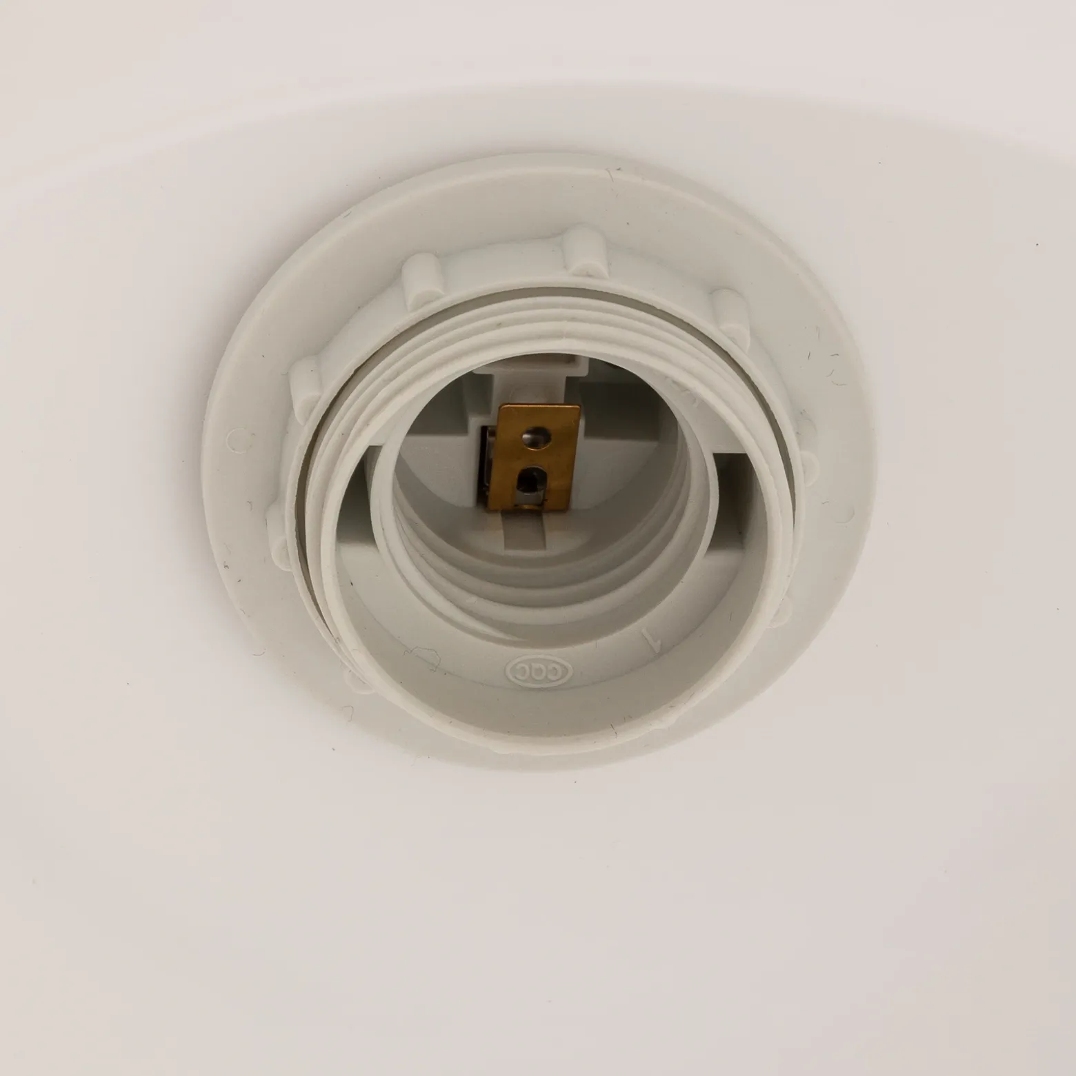 Lucande lámpara colgante Sharvil, 3 luces, blanco, cristal, 97cm