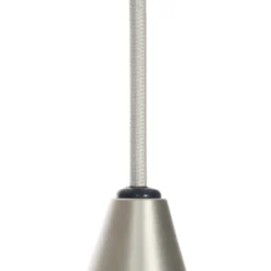 Lucande lámpara colgante Sharvil, 3 luces, blanco, cristal, 97cm