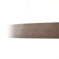 Lucande Lámpara colgante Smart LED Yonam, café, 1 luz, Tuya