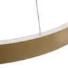 Lucande Lámpara colgante Smart LED Yonam, dorada, 1 luz, Tuya